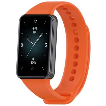 SILICONE Vymeniteľný remienok pre Honor Band 9 oranžový