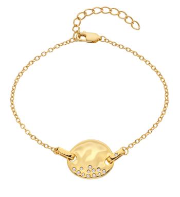 Hot Diamonds Pozlátený náramok s diamantom a topazmi Jac Jossa Soul DL695