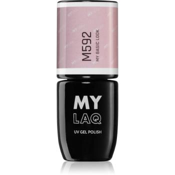 MYLAQ UV Gel Polish gélový lak na nechty odtieň My Basic Look 5 ml