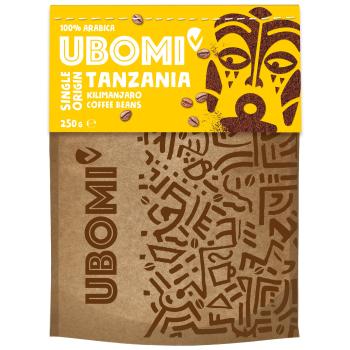 UBOMI Tanzania Kilimanjaro zrnková káva 250 g