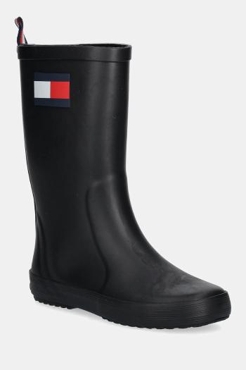 Detské gumáky Tommy Hilfiger čierna farba, T3XC-33923