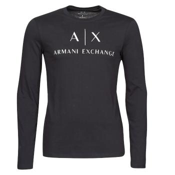 Armani Exchange  8NZTCH  Tričká s dlhým rukávom Modrá