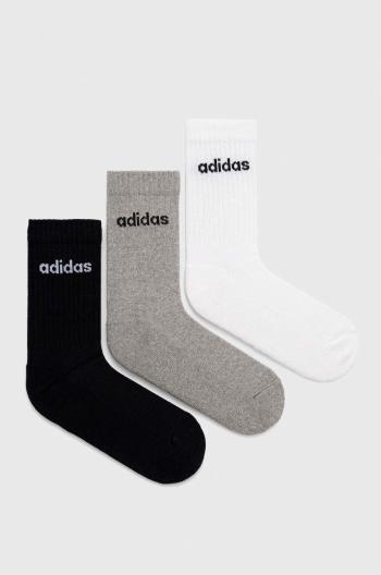Ponožky adidas Performance 3-pak Essentials čierna farba, IC1302