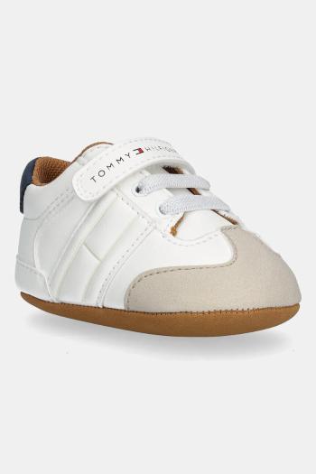 Topánky pre bábätká Tommy Hilfiger biela farba, T0B9-34055