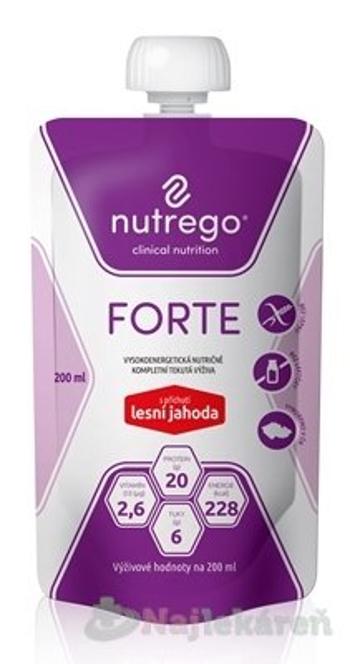 Nutrego FORTE s príchuťou lesná jahoda, 12x200ml