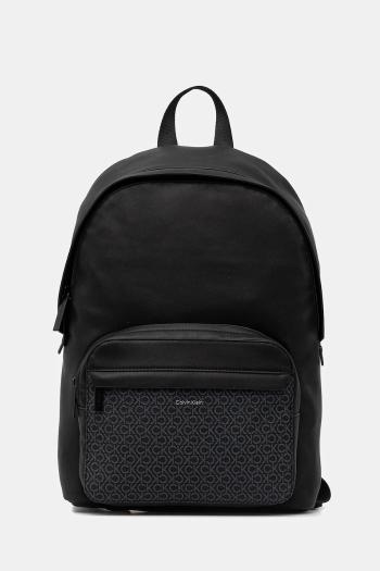 Ruksak Calvin Klein pánsky, čierna farba, veľký, vzorovaný, LV04D3187G