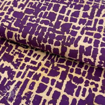Bavlnená látka BATIK NEW design H violet