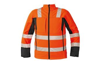 MALTON softshell. bunda HV žltá XL