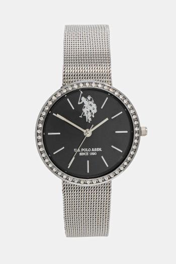 Hodinky U.S. Polo Assn. CORAL dámske, strieborná farba, USP5667BK