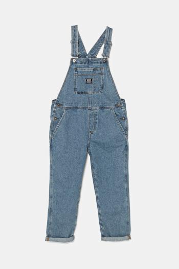 Detské rifľové nohavice na traky Vans Groundwork Denim Overall VN000ME8CDX1