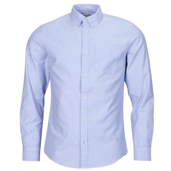 Jack & Jones  JJEOXFORD SHIRT LS  Košele s dlhým rukávom Modrá