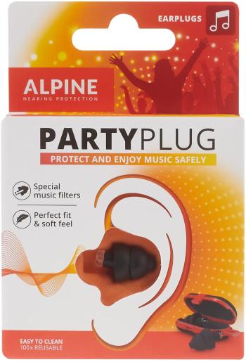 Füldugó ALPINE PartyPlug Black