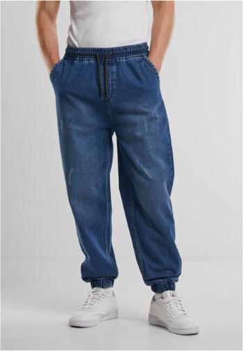 Urban Classics Jogg Denim mid deep blue washed - S
