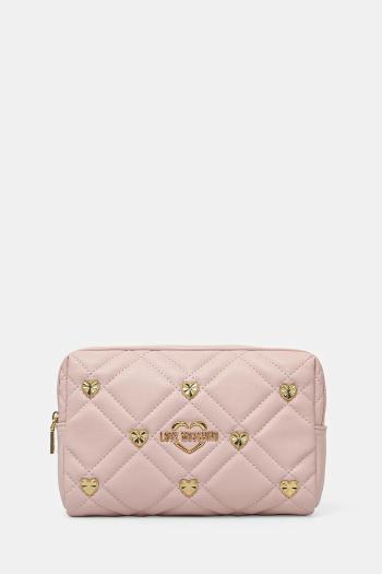 Kozmetická taška Love Moschino ružová farba, JC5300PP1