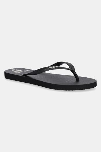 Šľapky Rip Curl dámske, čierna farba, na plochom podpätku, 17SWOT