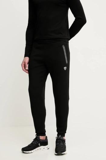 Tepláky EA7 Emporio Armani čierna farba, jednofarebné, PJ4EZ.8NPP63