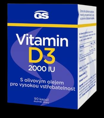 GS Vitamín D3 2000 IU 90 kapsúl
