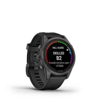 Garmin Fēnix 7S Pro Sapphire Solar Edition Carbon Gray DLC Titanium / Black Band - 010-02776-11