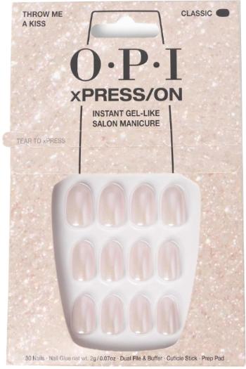 OPI Gélové nechty xPRESS/ON (Press On Nails - Throw Me a Kiss)