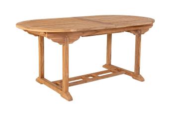 Norddan Dizajnový záhradný stôl Risha 180-240 cm teak