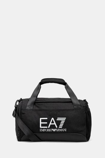 Športová taška EA7 Emporio Armani čierna farba, AF19722.7X000012