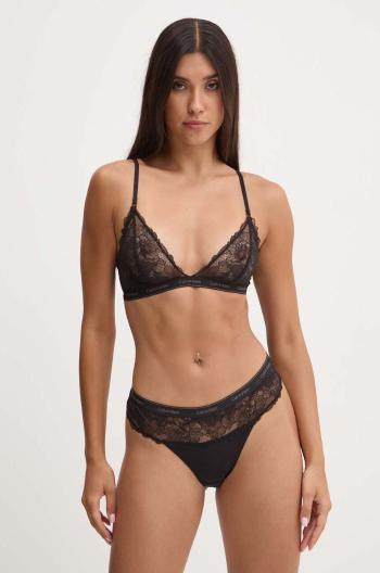 Podprsenka a tangá Calvin Klein Underwear čierna farba, 000QF7989E