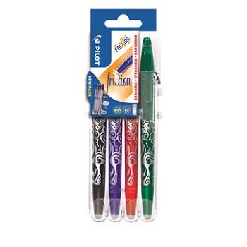 PILOT FriXion Ball 07/0,35 mm, Set2Go BASIC – súprava 4 farieb (3131910546795)