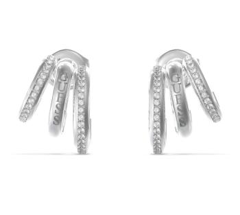 Guess Originálne trblietavé náušnice Crazy Earrings JUBE03302JWRHT/U