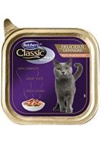 Butcher's Cat Pro Series Del.Dinner lososová vanička 85g + Množstevná zľava