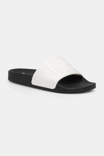 Šľapky MSGM pánske, biela farba, 3840MS209