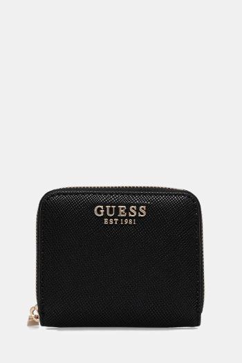 Peňaženka Guess LAUREL dámska, čierna farba, SWZG74 59137