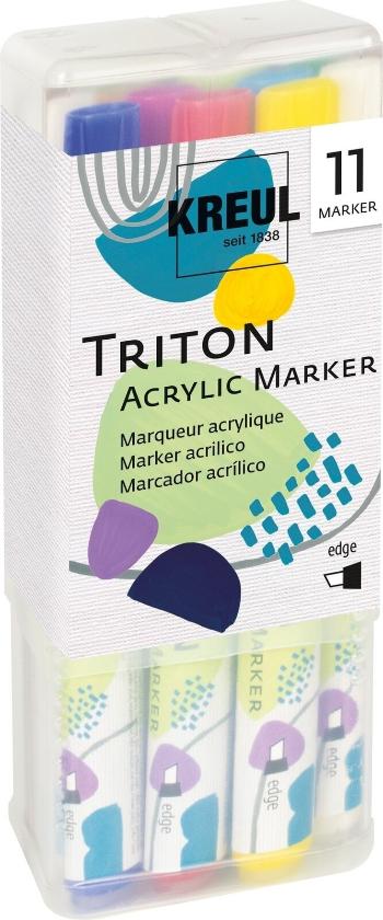 Kreul Triton Sada textilných fixiek 1 - 4 mm 11 ks