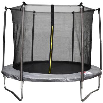 NABBI Skyper trampolína 183 cm čierna / sivá