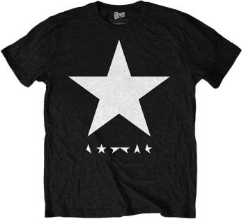 David Bowie Tričko Blackstar (White Star on Black) Unisex Black M