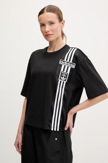Tričko adidas Originals dámske, čierna farba, JD0100