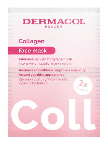Dermacol Omladzujúca pleťová maska Collagen (Face Mask) 2 x 8 ml
