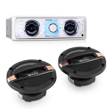 Auna MD-170-BT Car-Hifi-Set autorádio +4-cestný autoreproduktor MP3 USB SD BT