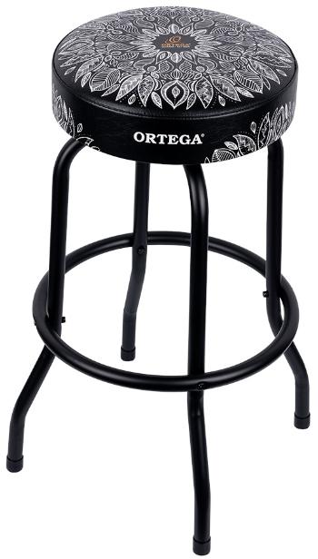 Ortega Bar Stool 30" White Kaleidoscope