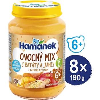 HAMÁNEK Ovocný mix s batáty a jáhly 8× 190 g (18595139799639)