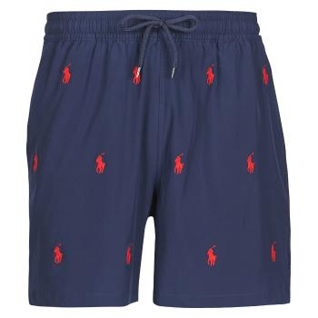 Polo Ralph Lauren  MAILLOT SHORT DE BAIN IMPRIME BRODERIE PONY PLAYER CORDON DE SER  Plavky Čierna