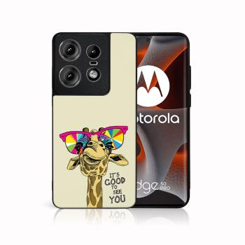 MY ART Ochranný kryt pre Motorola Edge 50 Pro GIRAFFE (180)