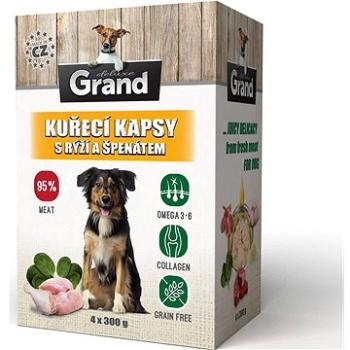 Grand deluxe kuracie s ryžou a špenátom 4× 300 g (8594029444386)