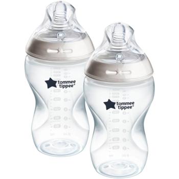 Tommee Tippee Natural Start Anti-Colic samosterilizačná dojčenská fľaša Medium Flow 3 m+ 2x340 ml