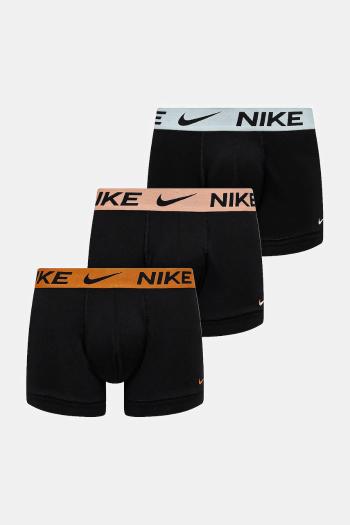 Boxerky Nike 3-pak pánske, čierna farba, 0000KE1156