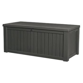 KETER Záhradný úložný box ROCKWOOD, grafit 570 l (250185)