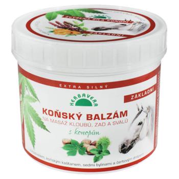 HERBAVERA Konský balzam s kanabisom 500 ml