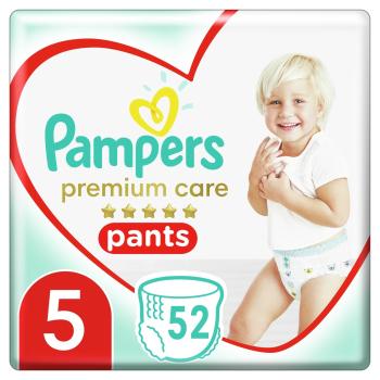 PAMPERS Premium Care Pants Pienkové nohavičky vel. 5, 12-17 kg, 52 ks