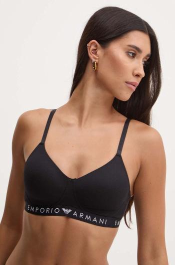 Podprsenka Emporio Armani Underwear čierna farba