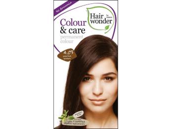 HAIR WONDER Prírodná dlhotrvajúca farba Mocca hnedá 4,03, 100 ml