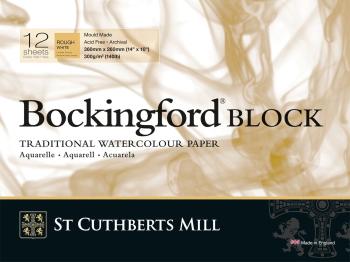 St Cuthberts Mill Bockingford Rough Skicár 36 x 26 cm 300 g White
